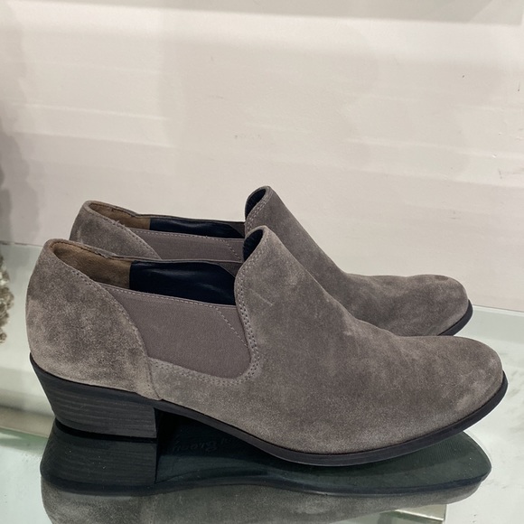 Paul Green Suede Leather Slip On Grey Shoes in size 7 - Picture 4 of 12